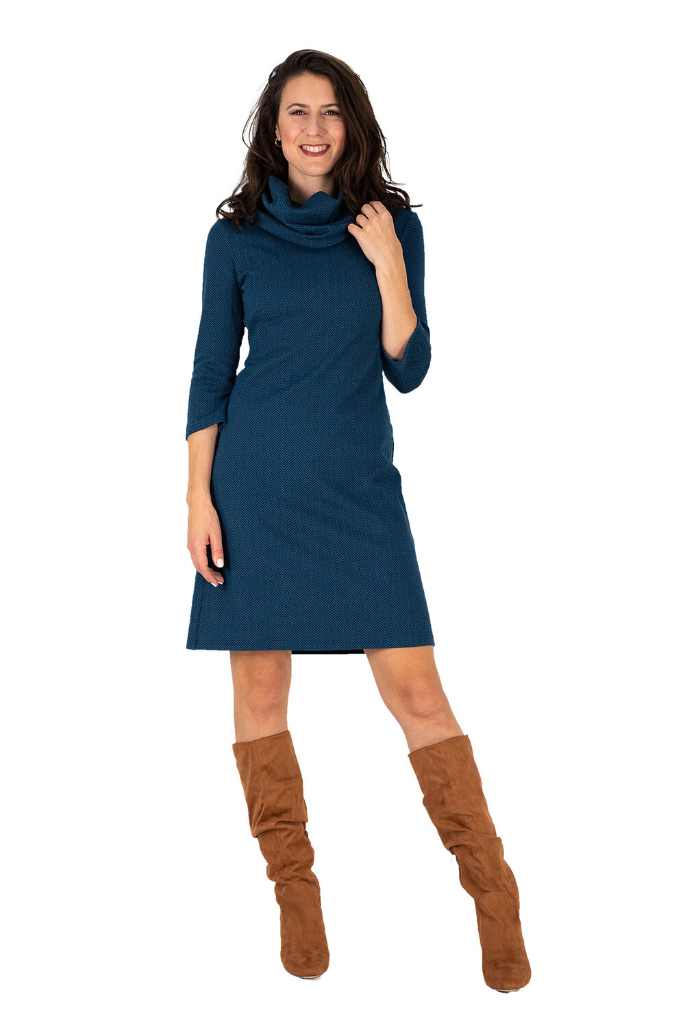 Kleid Lena blau