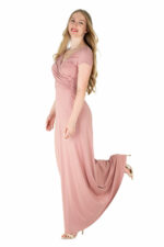 Abiballkleid Melissa in SparklingOldRose