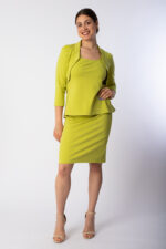 Shirt Monique, Rock Tessa und Bolero Nele in Pistazie