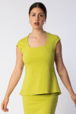 Shirt Monique Farbe pistazie front