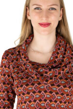 Shirt Klara RetroOrange Kragen